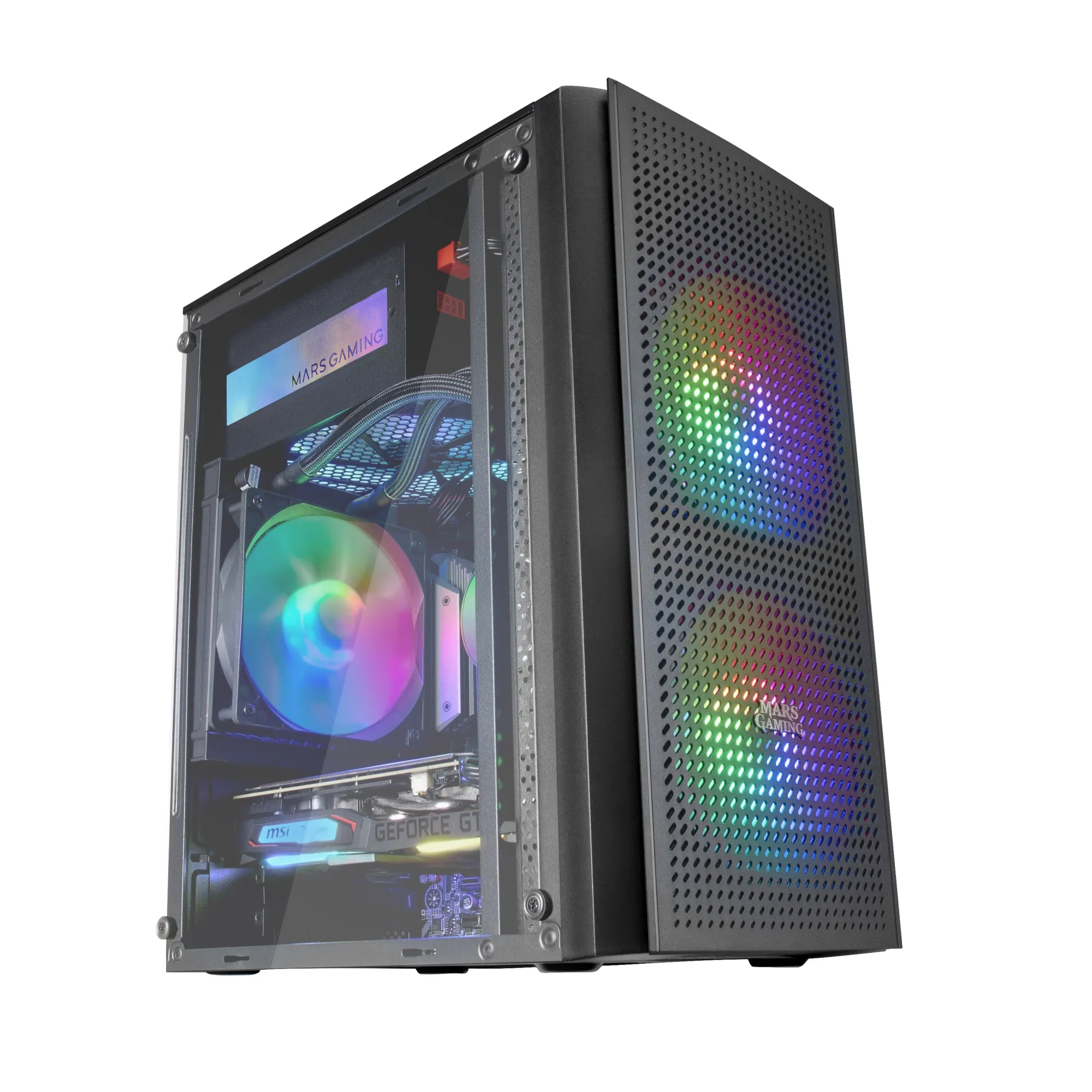 Mars Gaming MC300 computer case Mini Tower Nero - immagine 1