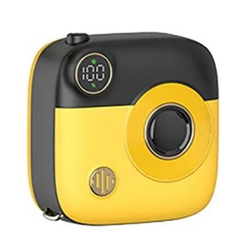 XO Powerbank 10000Mah - Connessione Magnetica - Ricarica Rapida - Dimensioni 68x68x28.2mm - Colore Giallo - immagine 1
