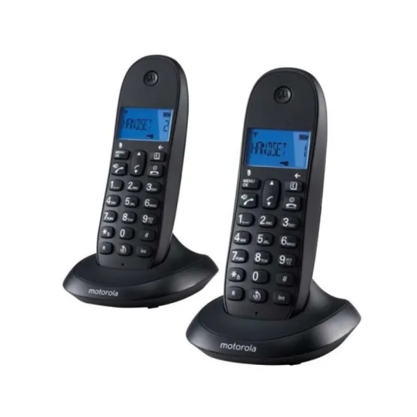 Telefono cordless Motorola C1002L Dect + 1 interno - ID chiamante - Vivavoce - immagine 1