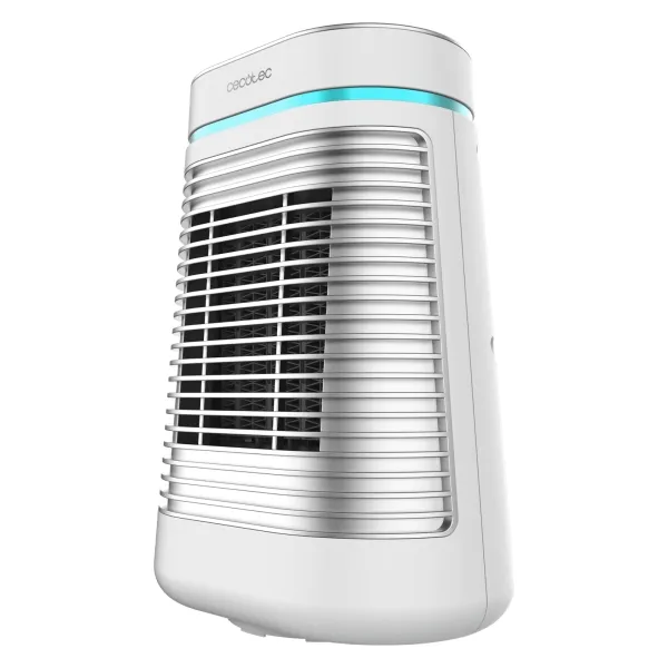 Cecotec ReadyWarm 1550 Max Stufa elettrica da tavolo in ceramica con rotazione intelligente - Potenza 1500W - Termostato regolabile - Oscillante - Pannello digitale - Triplo sistema di sicurezza - Bianca - immagine 1