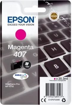 Originale Epson 407 Magenta Cartucho de Tinta Original - C13T07U340 - immagine 1