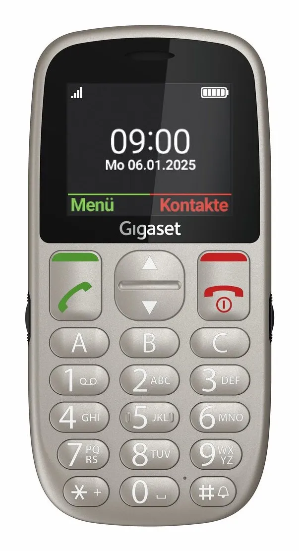 Gigaset GL395 559 cm (2.2) 90 g Grigio Telefono per anziani - immagine 1