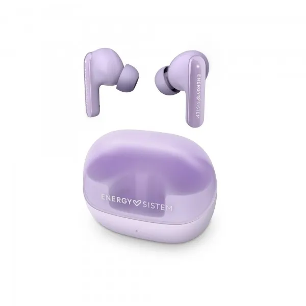 Cuffie Energy Sistem ANC - Cancellazione del rumore - Durata della batteria 25h - Bluetooth 5.4 - Resistenza IPX4 - Materiali riciclati - Colore viola - immagine 1