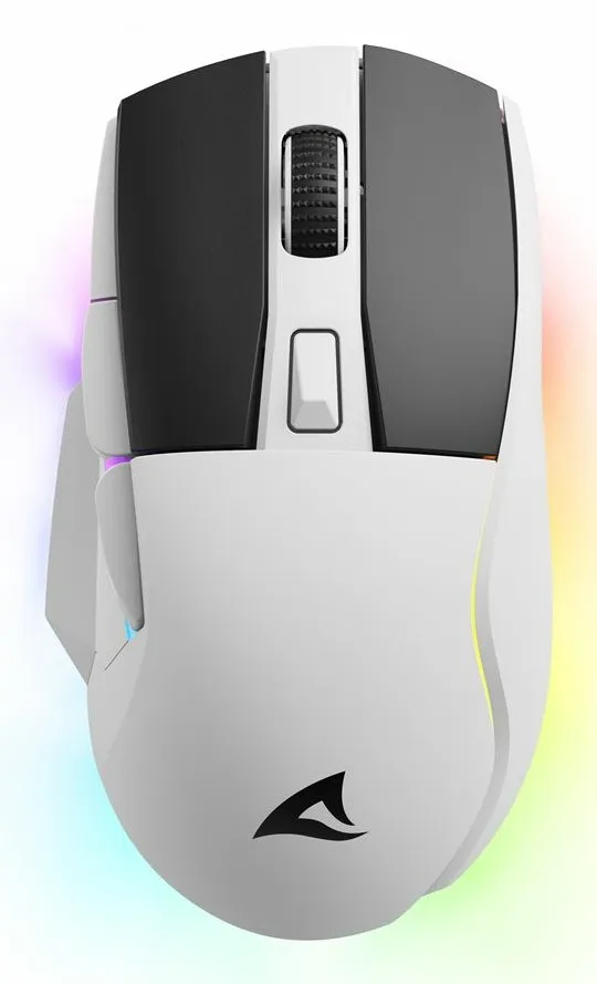 Sharkoon Mouse Skiller Sgm50 Bianco Cablato E Wireless 6400 Dpi - immagine 1