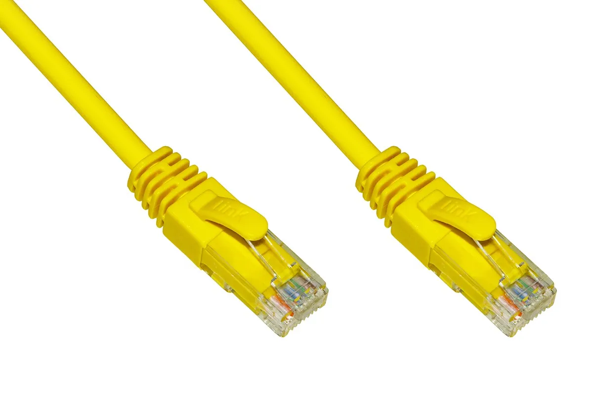 Cavo Rete Categoria 6A Non Schermato Utp Awg24 Colore Giallo Halogenfree Mt 30 - immagine 1