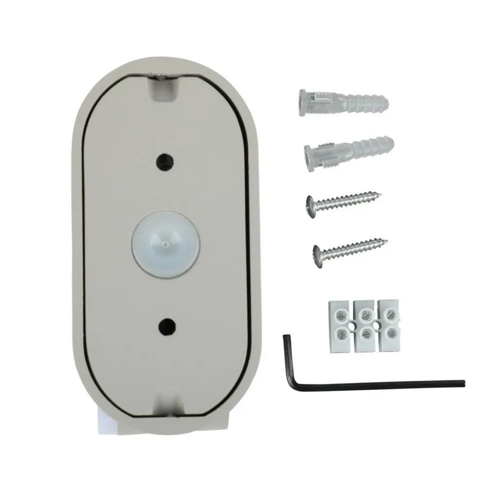 V-TAC Lampada LED da Muro Ovale 5W 160LM/W Colore Grigio con Testa Ruotabile 4000K IP65 - immagine 1