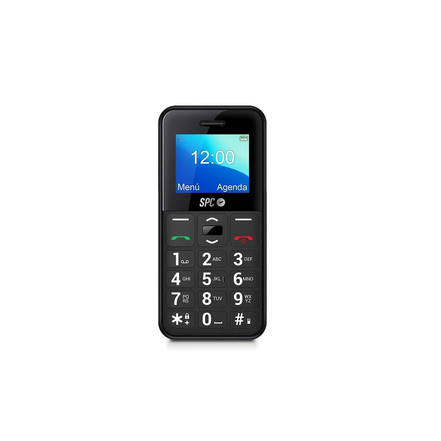 SPC Fortune 2 Pocket Edition 45 cm (1.77) 75 g Nero Telefono per anziani - immagine 1