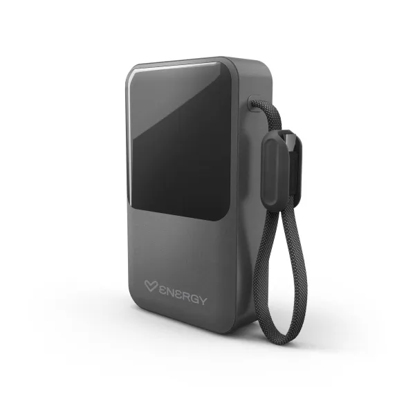 Powerbank Energy Systems Pro da 20000 mAh - 45 W - Tecnologia Intelligent Power Delivery - 2 porte per la ricarica simultanea - USB-C e USB-A - Sensore NTC - Colore grafite - immagine 1