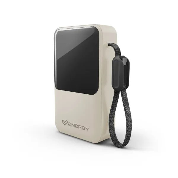 Energy Sistem Pro Powerbank 20000 mAh - 45W - Tecnologia Intelligent Power Delivery - 2 porte di ricarica simultanee - USB-C e USB-A - Sensore NTC - Colore Champagne - immagine 1
