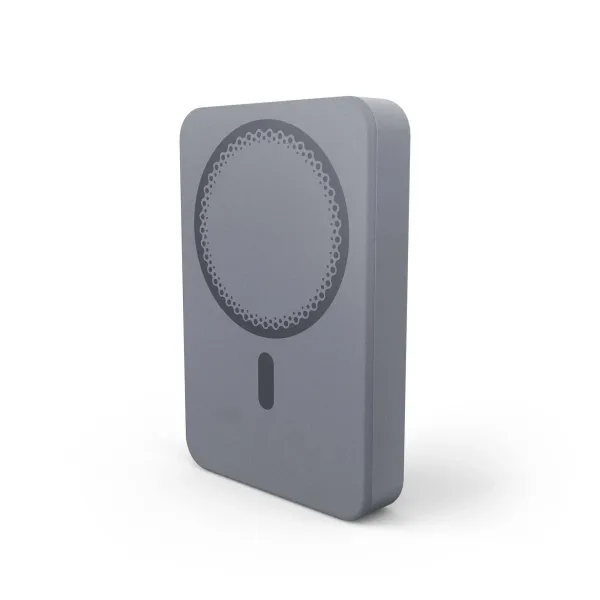 Power bank magnetico wireless Energy Systems da 10000 mAh - Ricarica wireless da 15 W ricarica cablata da 20 W - Ricarica intelligente e veloce - Ricarica simultanea - Sensore NTC - USB-C - Grigio - immagine 1