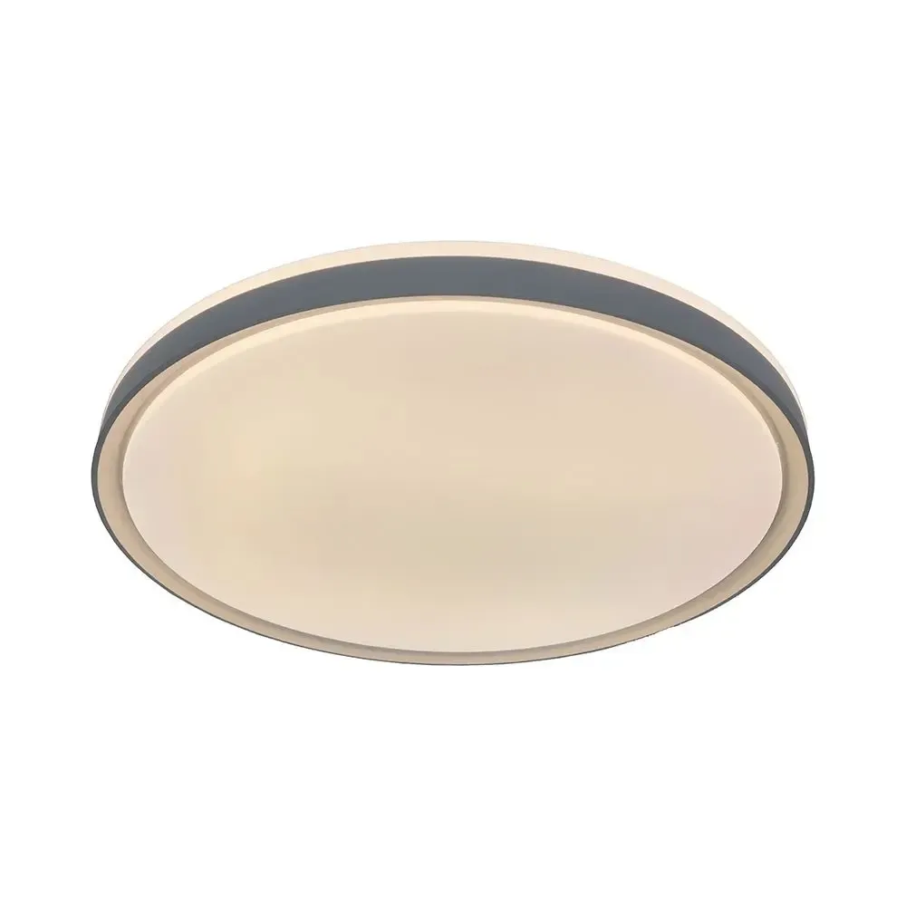 V-TAC Lampadario LED 60W Decorativo con Telecomando CCT Grigio Dimmerabile - immagine 1