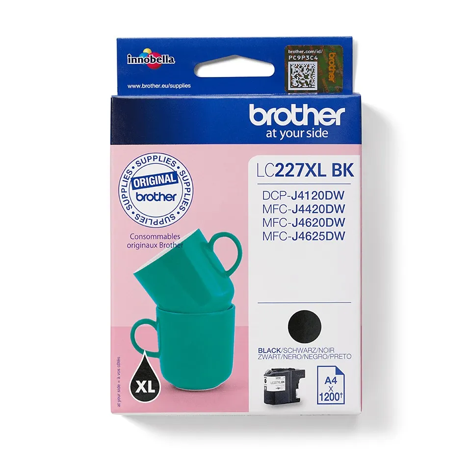 ORIGINALE Brother Cartuccia d'inchiostro nero LC227XLBK LC-227XL 1200 pagine 25ml - immagine 1