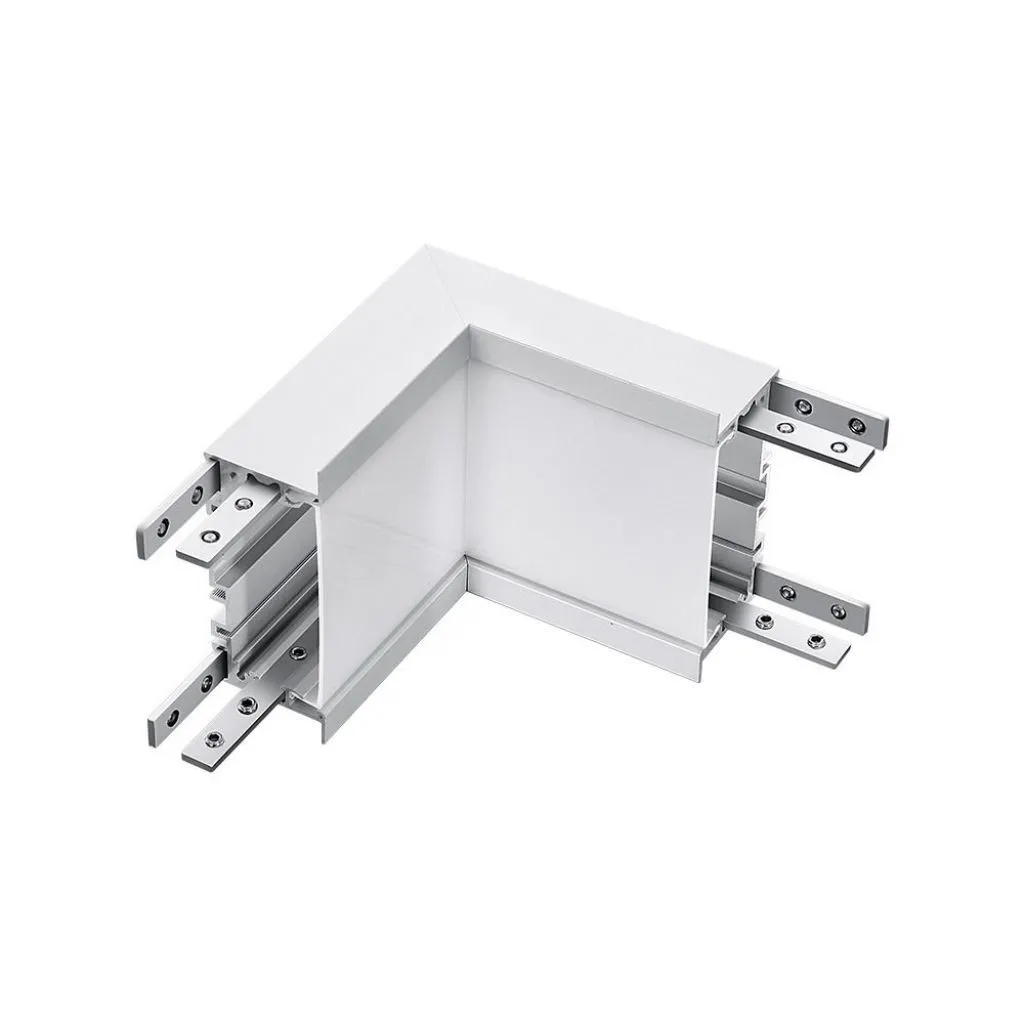V-TAC PRO Connettore LED Chip Samsung a Incasso Lineare a L 10W Colore Argento 4000K - immagine 1