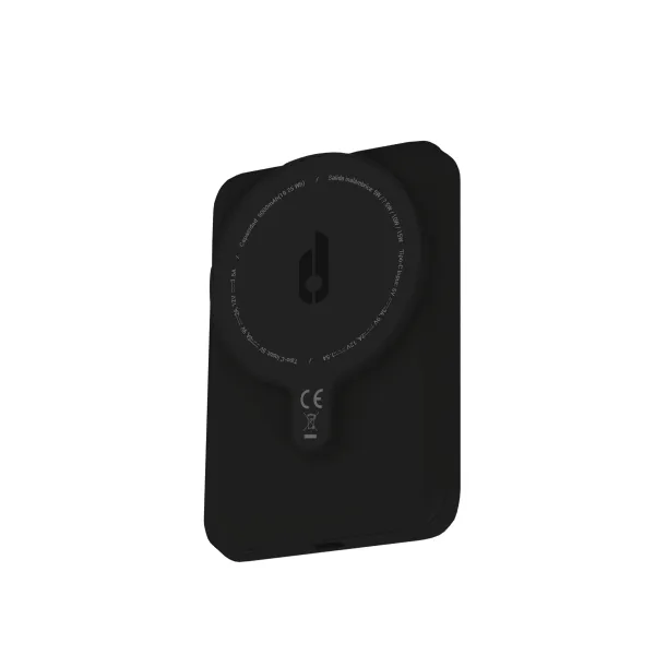 Blackbyte by Pedro Buerbaum Batteria Lipo Esterna/Powerbank da 5000mAh - 15W - Entrata e Salita USB-C - Carica Inalambrica - Tacto Engomado - Extraplana - Colore Nero - immagine 1