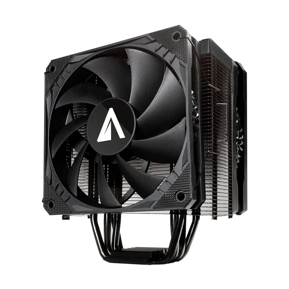 Ventola CPU Abysm Gaming Snow IV da 120 mm con dissipatore a 4 tubi di calore - Max. 1600 giri/min - Colore Nero - immagine 1
