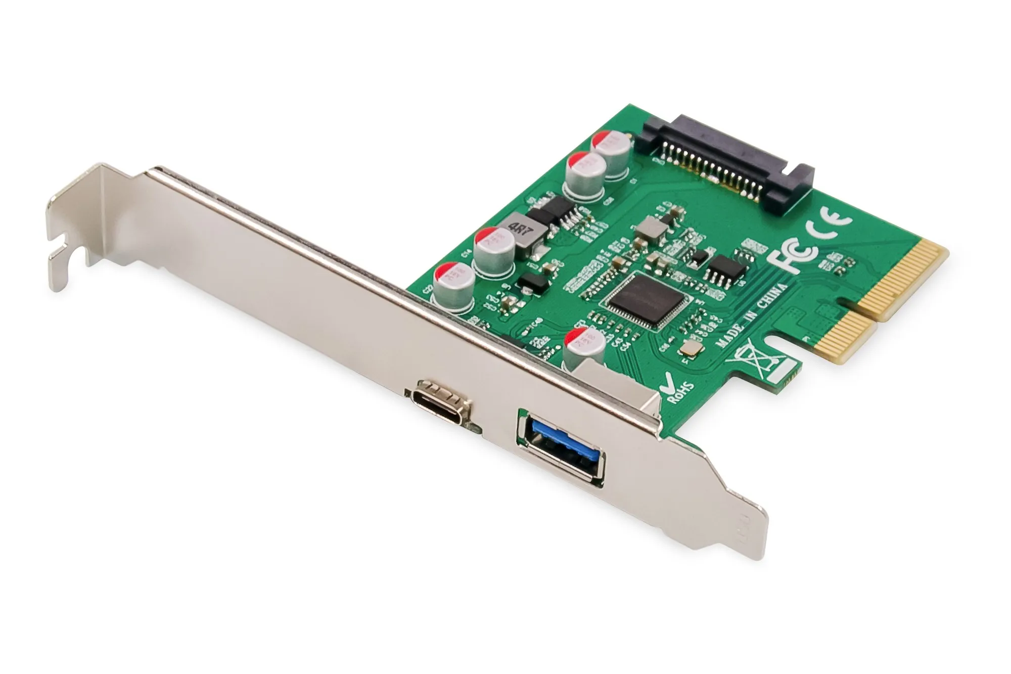Scheda Pci-Express Usb Type-C. + Usb-A Digitus - immagine 1