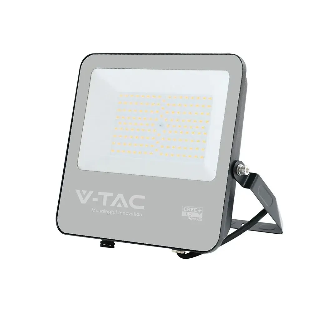 V-TAC PRO Faro LED SMD Chip CREE 100W 185LM/W Cavo 1m Nero 6500K IP65 - immagine 1