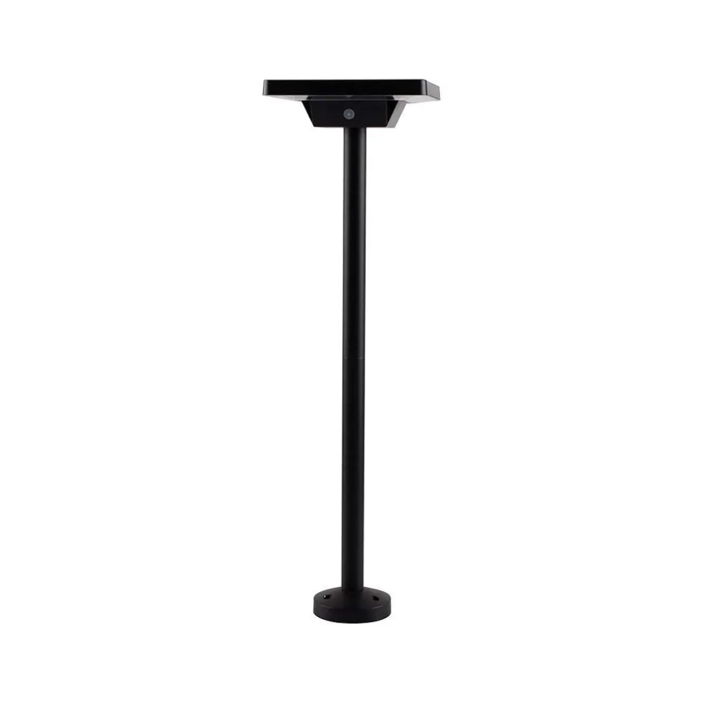 V-TAC Piantana Solare LED da Giardino 2W con sensore crepuscolare 155x720mm Colore Nero 3in1 IP65 - immagine 1