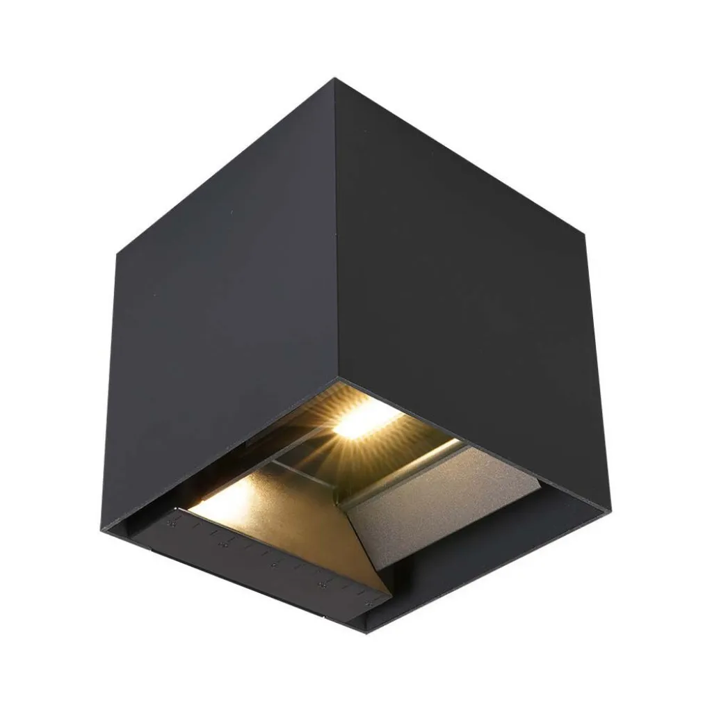 V-TAC Lampada LED da Giardino con Pannello solare e Sensore 9W Colore Nero 150*153*150mm 3000K IP65 - immagine 1