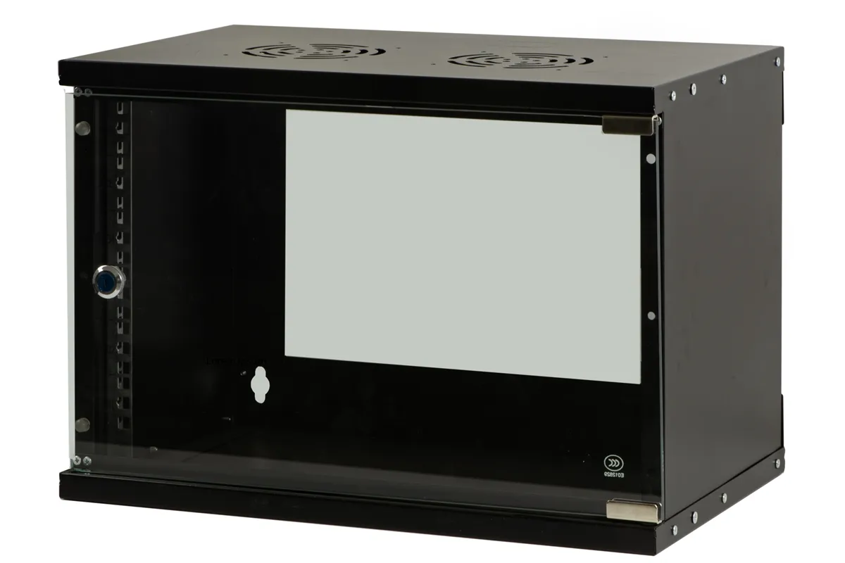 Armadio Rack 19 6 Unità (A)350 X (L)500 X (P)320 Nero - immagine 1