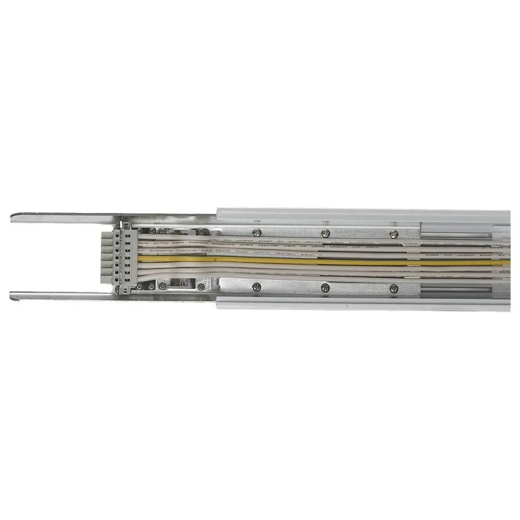 V-TAC Prolunga a Slitta Modulare per Plafoniere Lineari Colore Bianco con 8 Ingressi - immagine 1