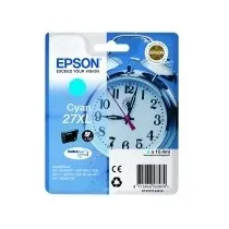 ORIGINALE Epson Cartuccia d'inchiostro ciano C13T27124012 27 XL 1100 pagine 104ml XL - immagine 1