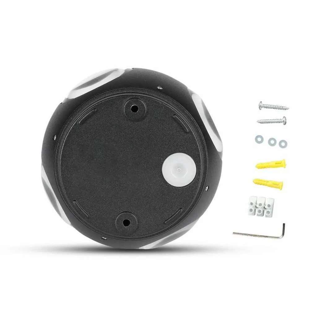 V-TAC Lampada LED da Muro Sferica 4W LED COB 4W Colore Bianco 3000K IP65 - immagine 1