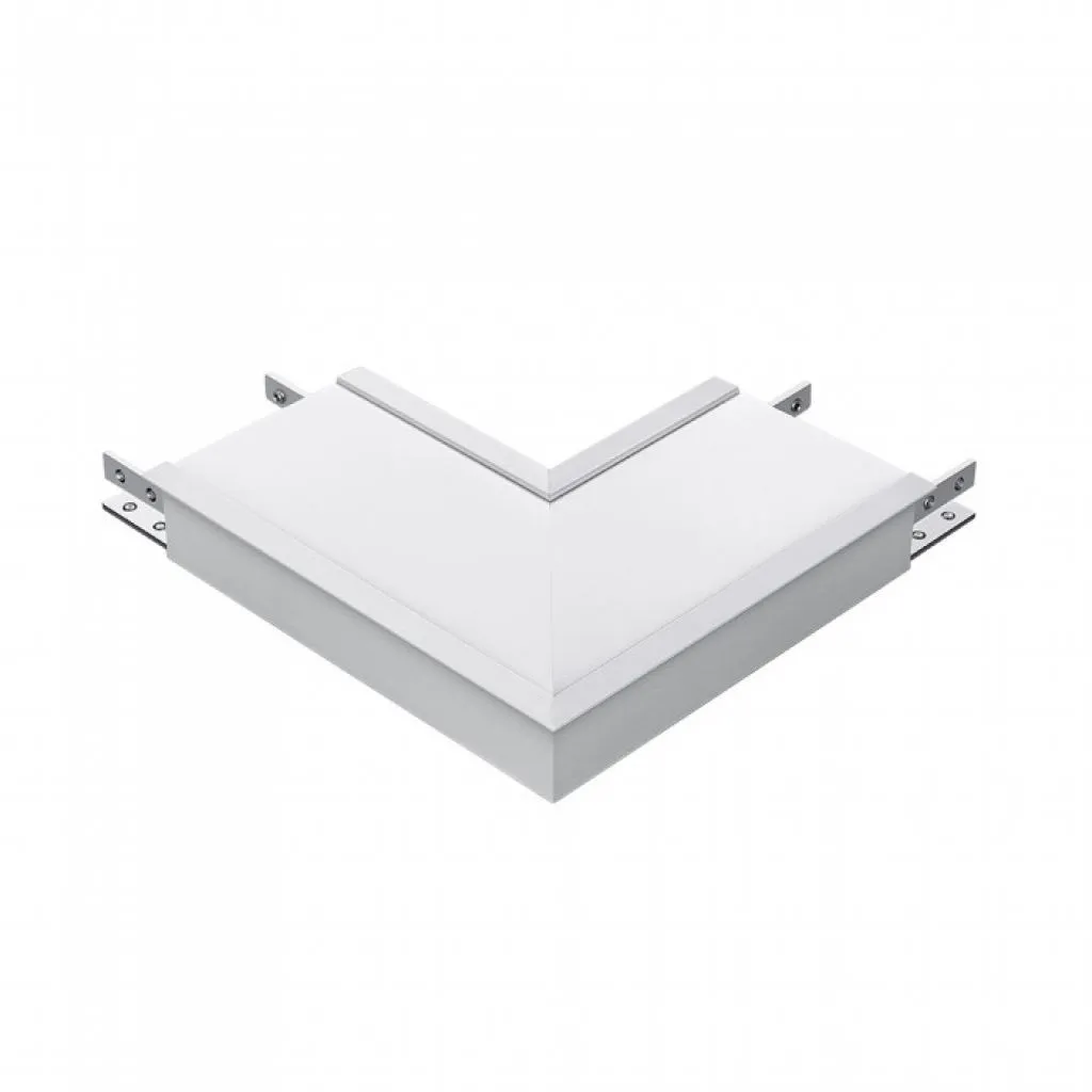 V-TAC PRO Connettore LED Chip Samsung a Incasso Lineare a L 8W Colore Argento 4000K - immagine 1