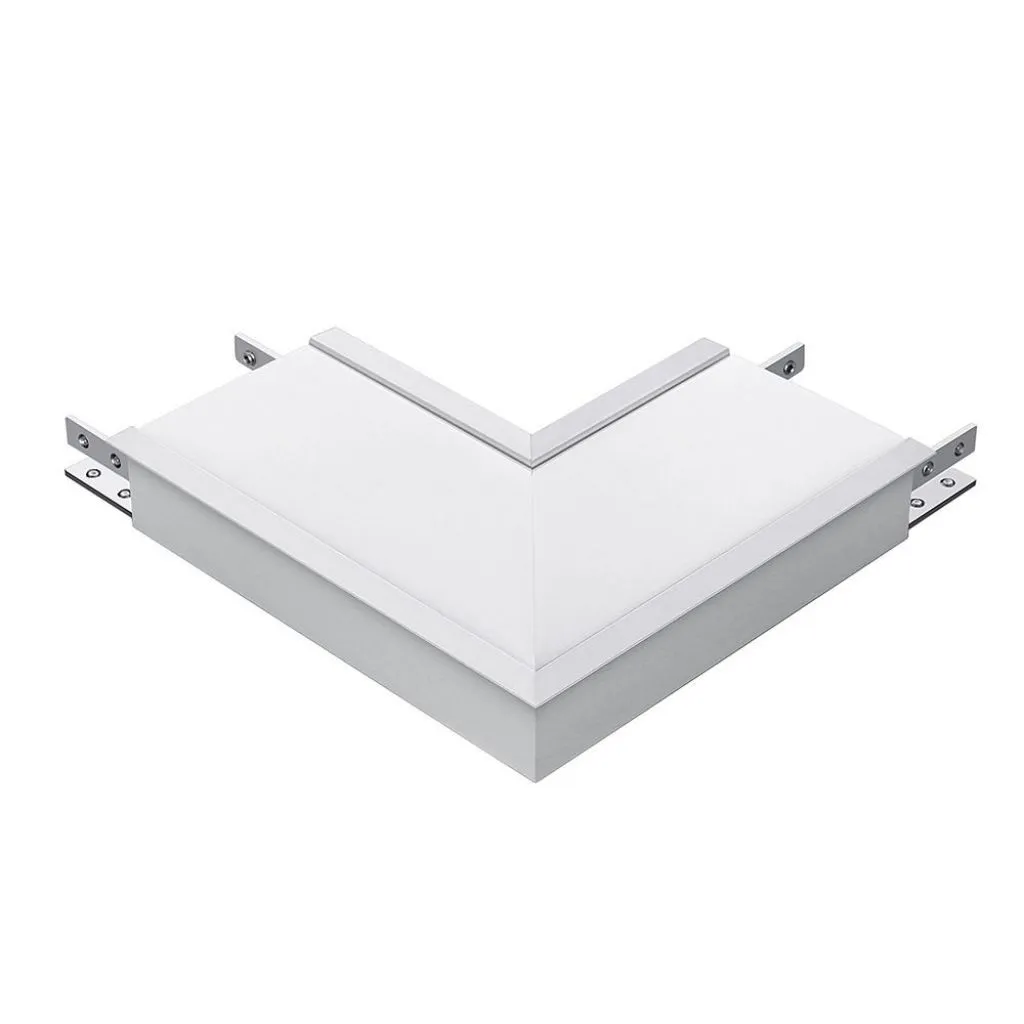 V-TAC PRO Connettore LED Chip Samsung a Incasso Lineare a L 8W Colore Bianco 4000K - immagine 1