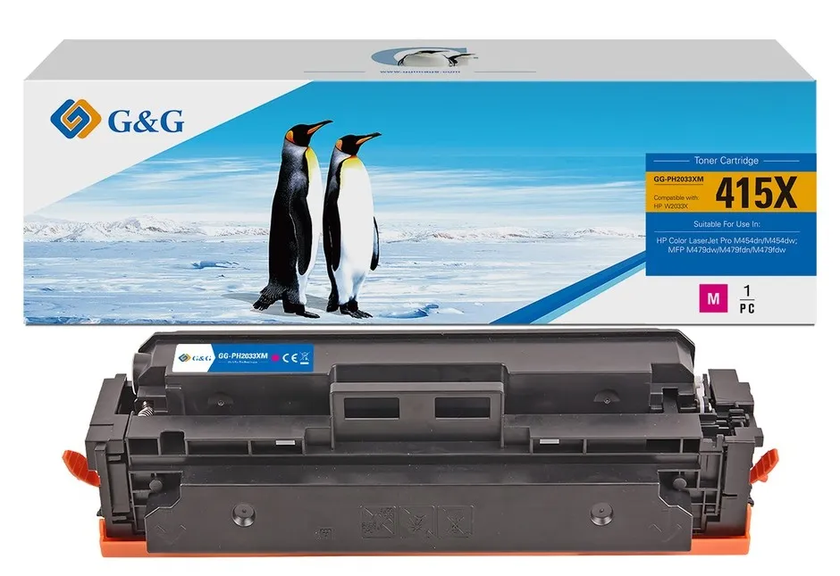 Toner G&G Hp W2033X(415X) M 6000 Pag - immagine 1