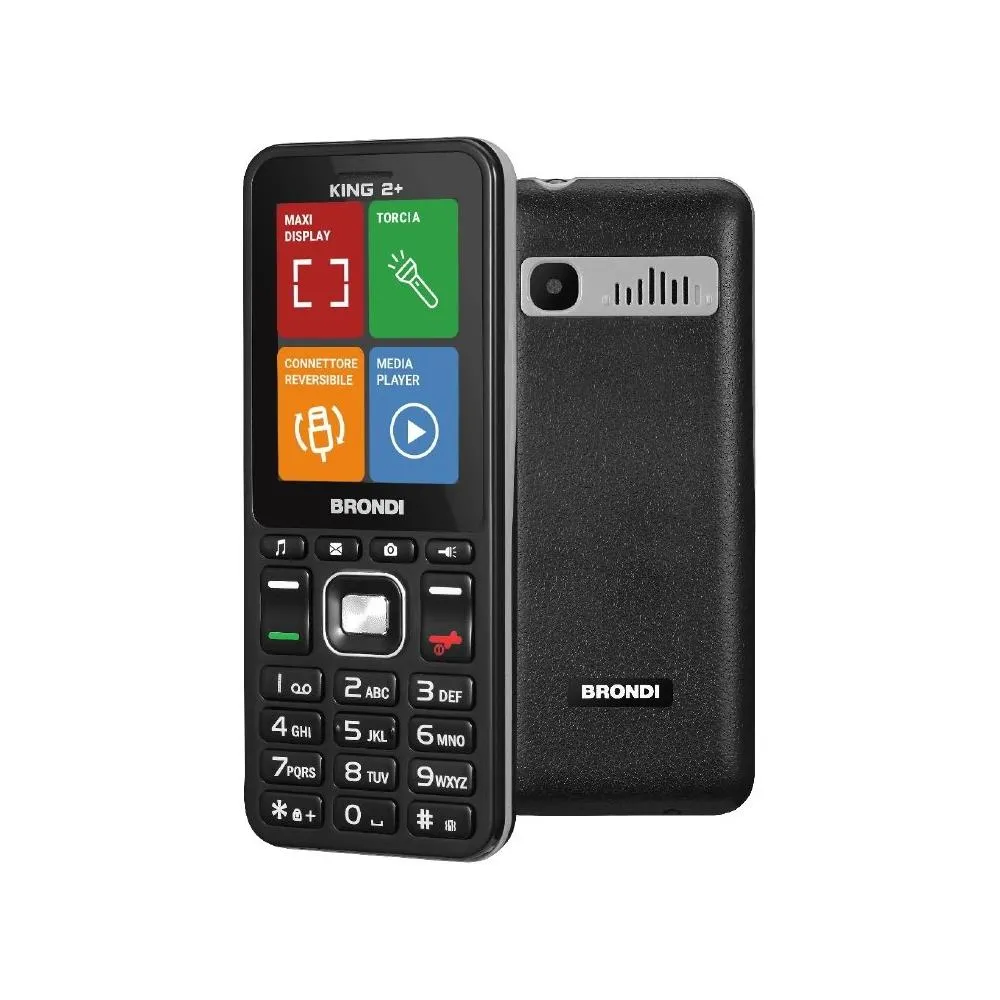 BRONDI CELLULARE KING 2+ BLACK - immagine 1