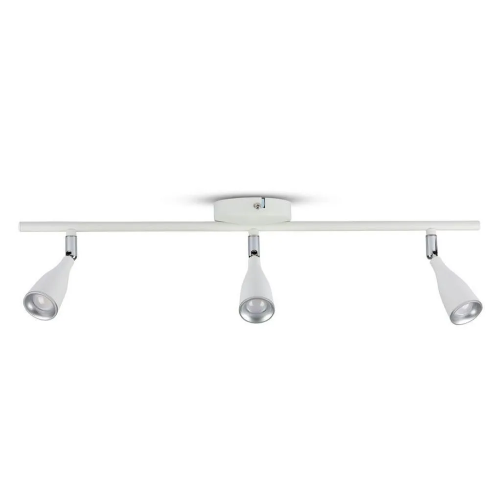 V-TAC Faretto LED da Muro Triplo 135W con Testa Orientabile Colore Bianco 4000K IP20 - immagine 1