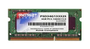Patriot Ram Sodimm 4Gb Ddr3 1333Mhz - immagine 1