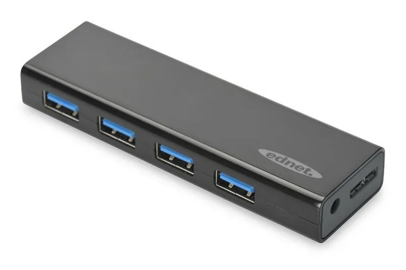 Hub 4 Porte Usb 3.0 Con Alimentatore - immagine 1