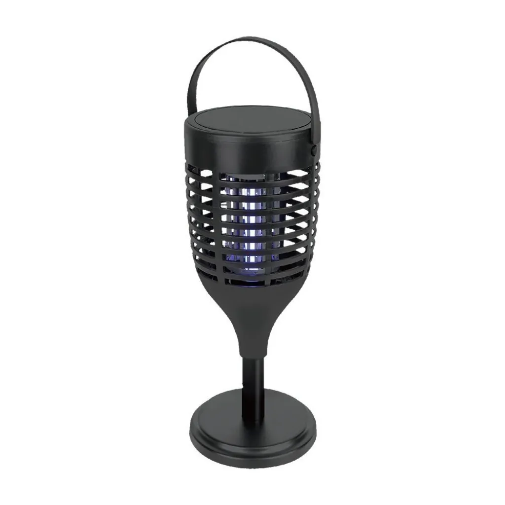 V-TAC Zanzariera Elettrica Ricaricabile con Pannello Solare e USB C UV 2W Installazione 3in1 - immagine 1