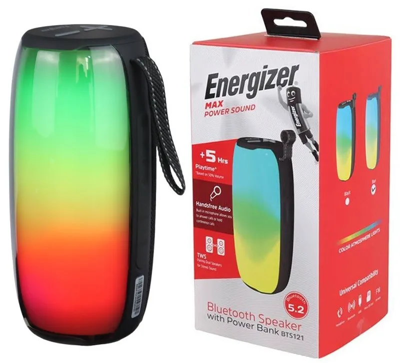 Energizer Speaker Bt + 1800Mah Portable Fm Micro Sd Card & Usb - immagine 1