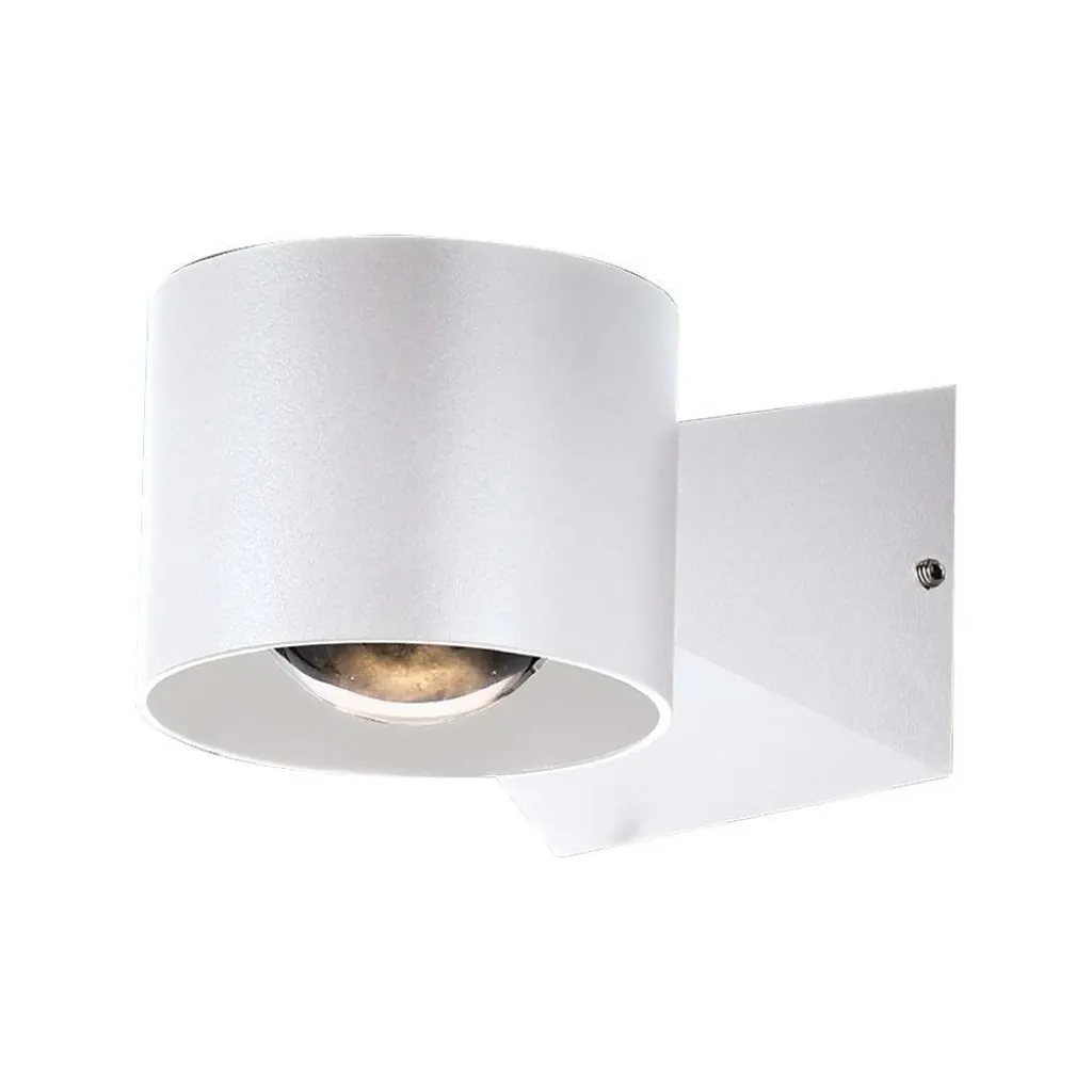 V-TAC 5W LED WALL LIGHT 3000K WHITE BODY IP65 - immagine 1
