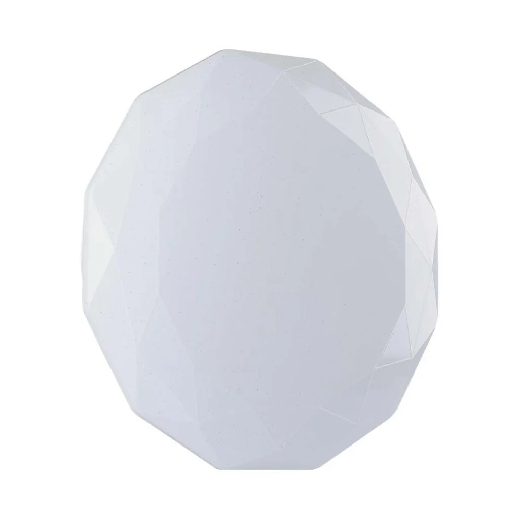 V-TAC Plafoniera LED Rotonda 40W con Telecomando Cambia Colore 3 in 1 a Diamante d: 388mm h: 75mm Dimmerabile - immagine 1