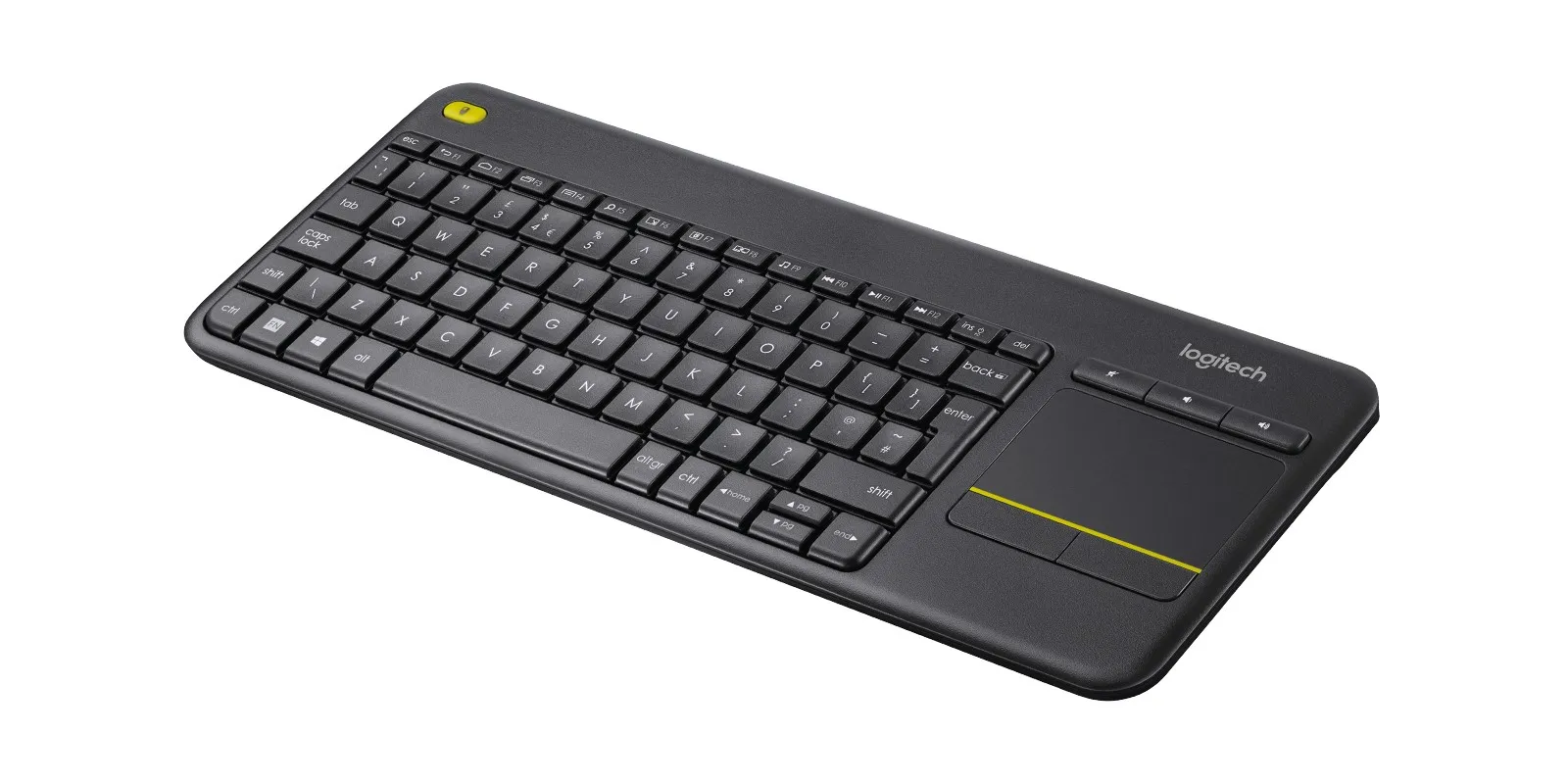 Logitech K400 Plus Tv tastiera RF Wireless QWERTY Spagnolo Nero - immagine 1