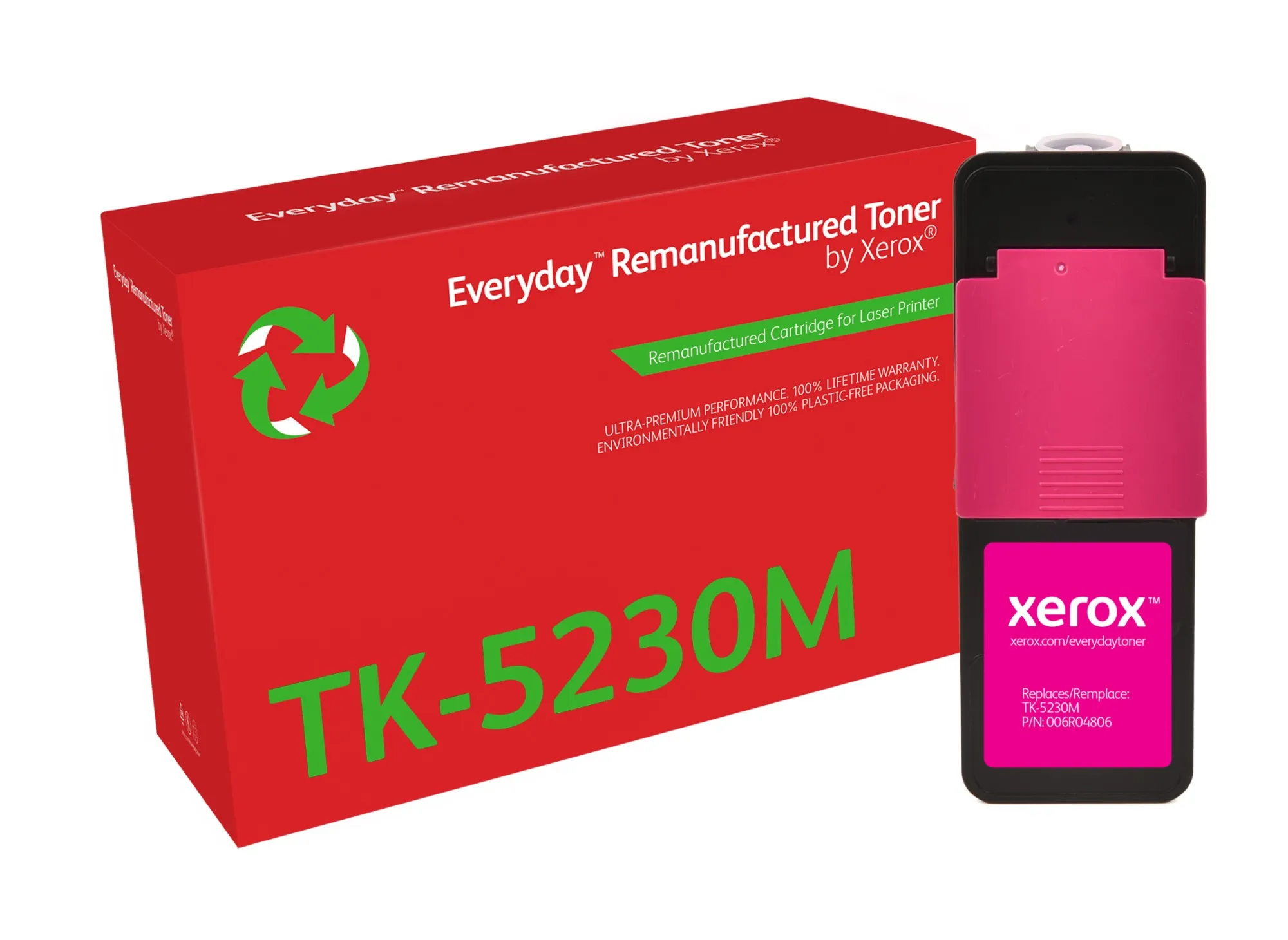 Toner rigenerato Everyday di Xerox Magenta compatibile con Kyocera TK-5230M Capacità standard - immagine 1