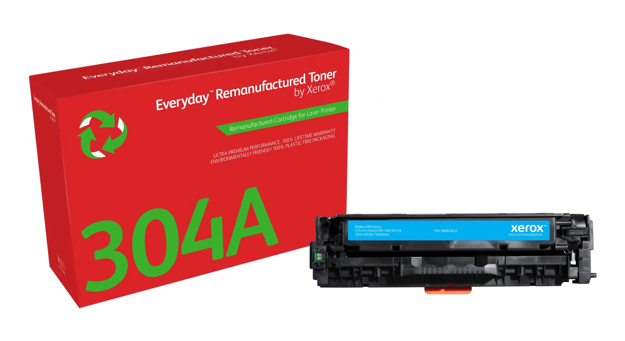 Everyday Toner Ciano compatibile con HP 304A (CC531A/ CRG-118C/ GPR-44C) - immagine 1