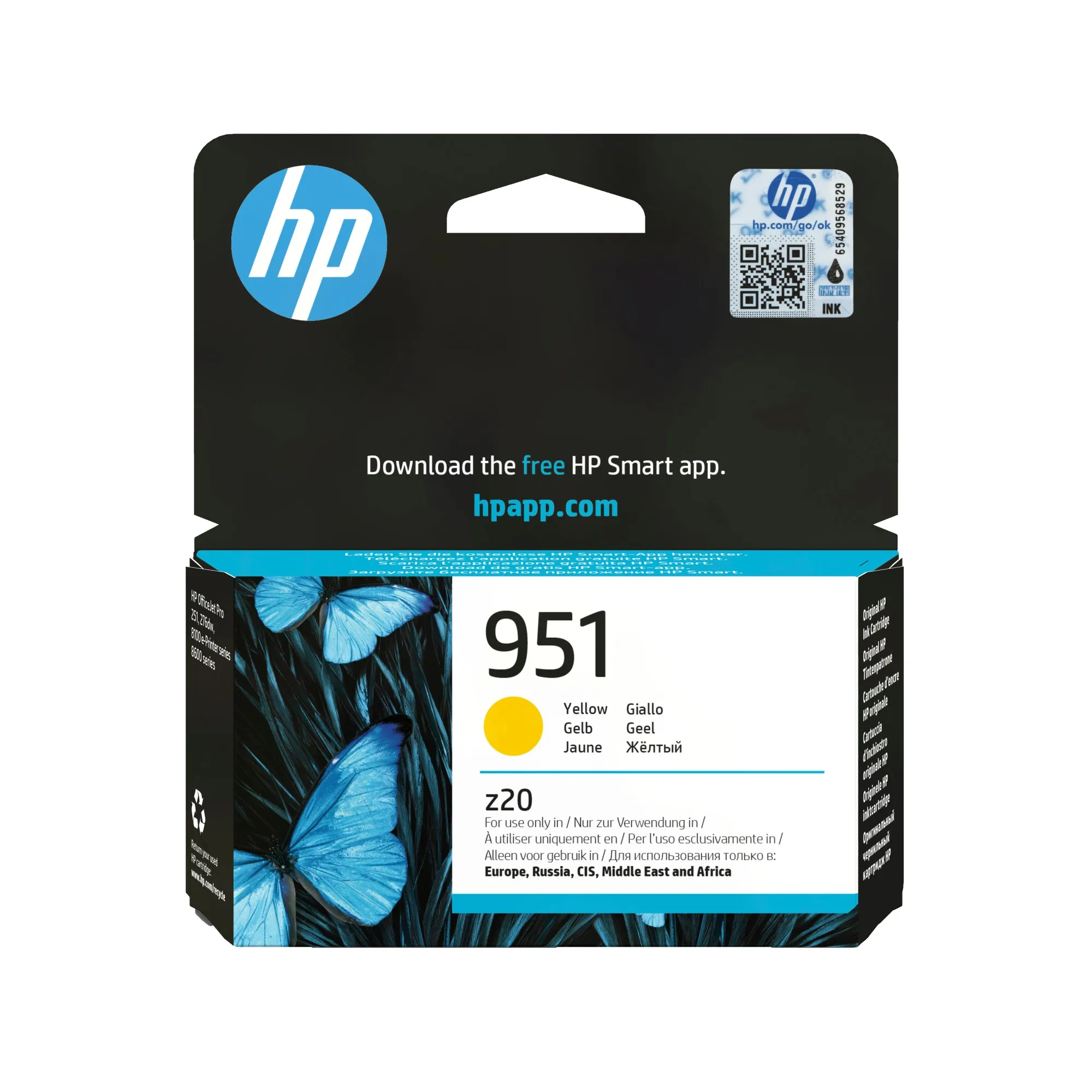 HP Cartuccia originale di inchiostro giallo 951 - immagine 1