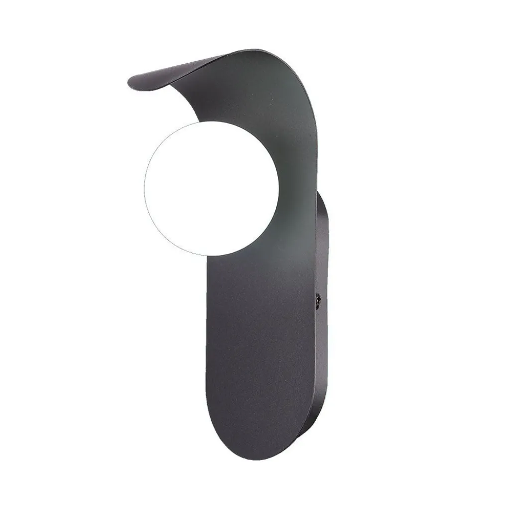 V-TAC Applique da Parete con Attacco per Faretti G9*1 (max.5W) in Metallo e Vetro Colore Nero IP20 - immagine 1