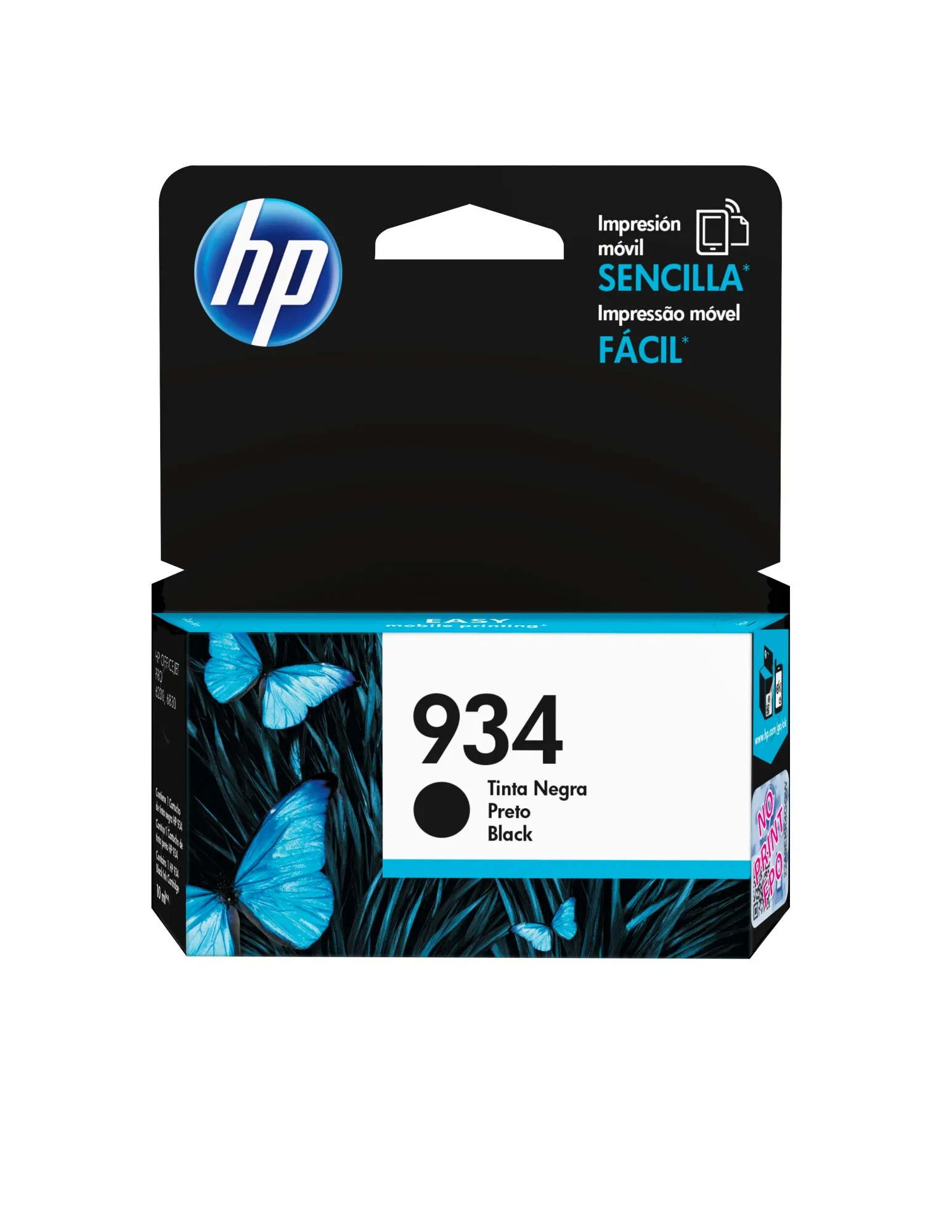 ORIGINALE HP Cartuccia d'inchiostro nero C2P19AE 934 400 pagine - immagine 1