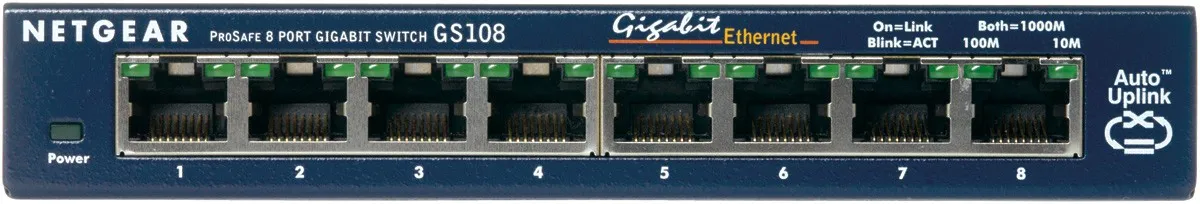 NETGEAR GS108GE GS108GE Switch di rete 8 Porte 1000 MBit/s - immagine 1