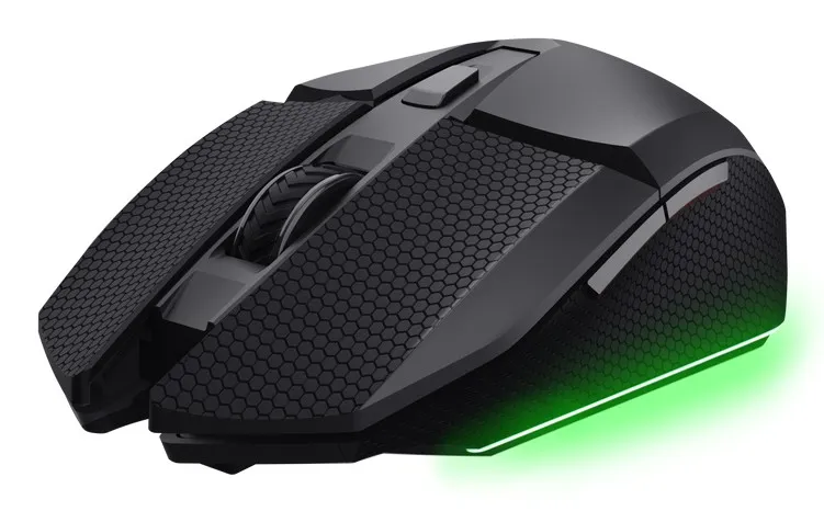 Trust Mouse Gaming Rgb Wireless Ricaricabile Multi-Dispositivo 24Ghz + 2X Bt - 12000Dpi - Gxt122 F - immagine 1