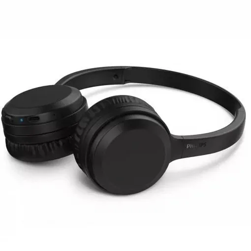 Cuffie wireless on-ear Philips - Bluetooth - Isolamento acustico - Batteria da 250 mAh - Portata di 10 m - Microfono integrato - Controlli sull'auricolare - Altoparlante da 30 mm - Pieghevoli - Nero - immagine 1