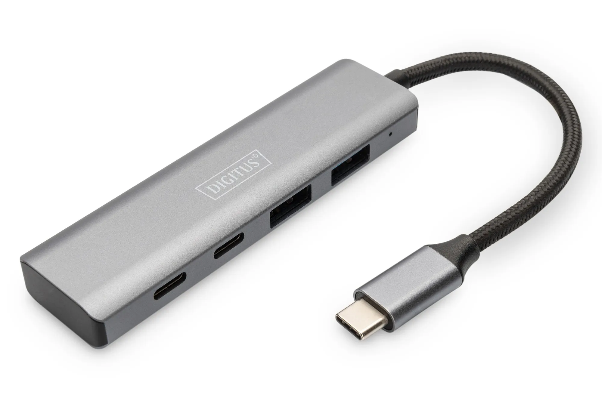 Hub Usb-C 4 Porte 2X Usb A + 2X Usb-C - immagine 1