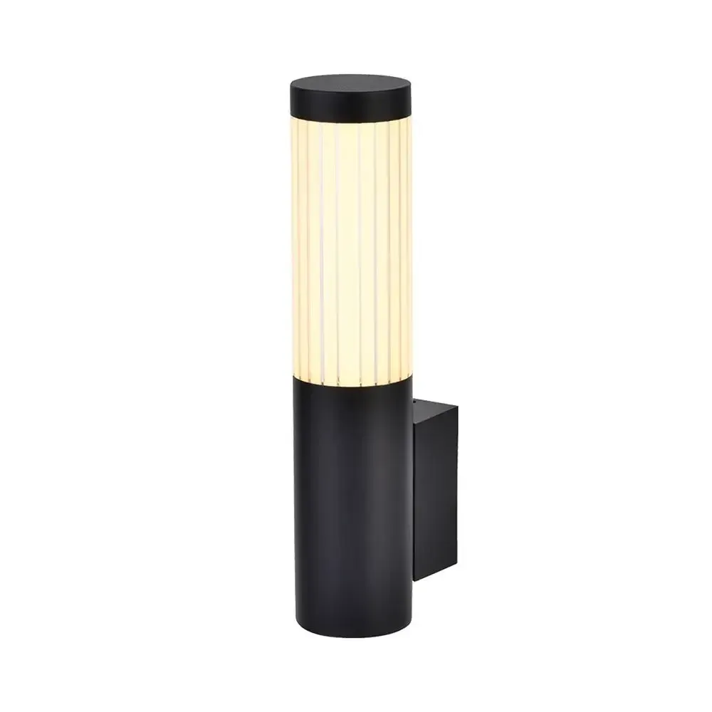 V-TAC Applique LED da Esterno 6W Cilindrica Luce Diffusa Nera 3000K IP44 - immagine 1