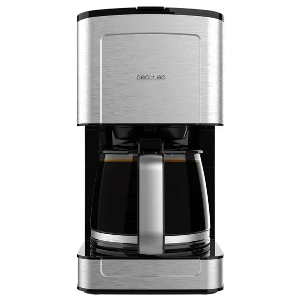 Caffettiera a goccia Cecotec Coffee 56 per 12 tazze - Potenza 800W - Capacità 13L - Temperatura regolabile - Finitura in acciaio inossidabile - Colore nero e argento - immagine 1